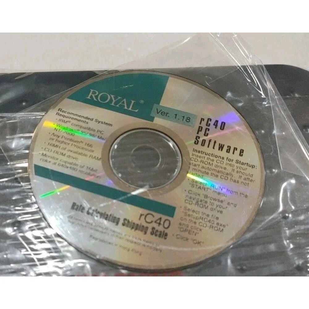 Royal RC40 40-Pound Rate Calculating Shipping Scale - Excellent  Open Box New